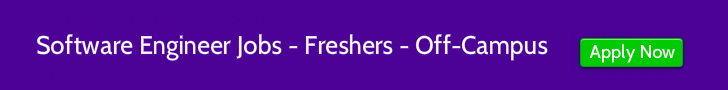 jobs software engineers freshers off-campus